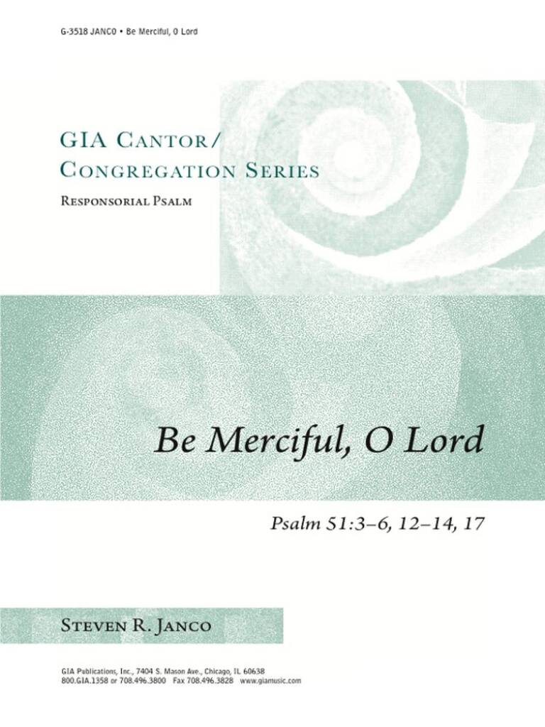 Psalm 51: Be Merciful, O Lord